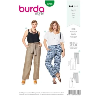 Afbeelding van Burda Naaipatroon 6218 Broek in Variaties