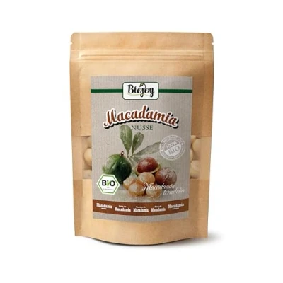 Afbeelding van Biojoy Biologische Macadamia noten (200 g), heel en ongezouten