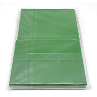 Afbeelding van docsmagic.de PKM MTG 100 dubbele mat groene kaarthoezen standaard maat 66 x 91 groen tassen