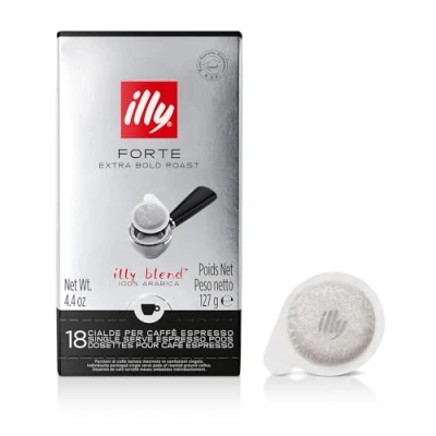 Afbeelding van Illy Koffiepads E.S.E. Monodose Grilled FORTE 18 wafels