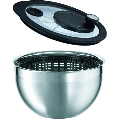 Afbeelding van Rösle Keuken Slacentrifuge met Deksel 5,4 liter Silver / Stainless Steel