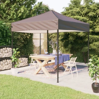 Afbeelding van Partytent inklapbaar 2x2 m taupe