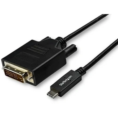 Afbeelding van StarTech USB C naar DVI (M/M) kabel 3 meter Zwart