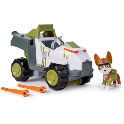 Image de Véhicule avec figurine Tracker Paw Patrol La Pat’Patrouille Jungle Pups