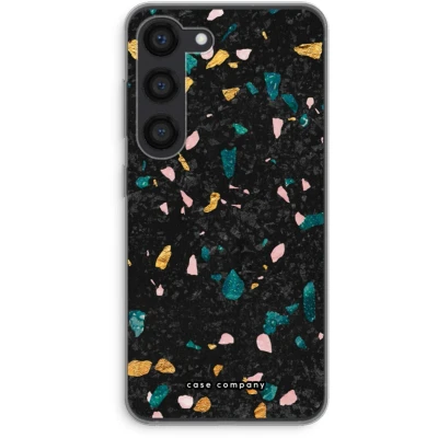 Afbeelding van Case Company® hoesje geschikt voor Samsung Galaxy S23 Terrazzo N10 Soft Cover Telefoonhoesje Bescherming aan alle Kanten en Schermrand