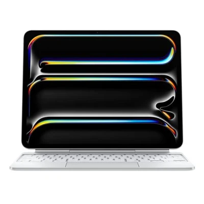 Image de Apple Magic Keyboard iPad Pro 13 pouces (2024) AZERTY Blanc