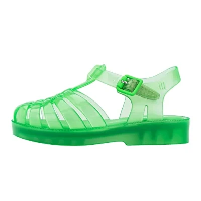 Afbeelding van melissa Mini Possession Bb plateausandaal voor meisjes, Transparant groen