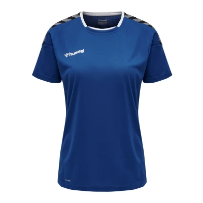 Afbeelding van Hummel Hmlauthentic Tshirt print, Dames, Maat: 34, True blue