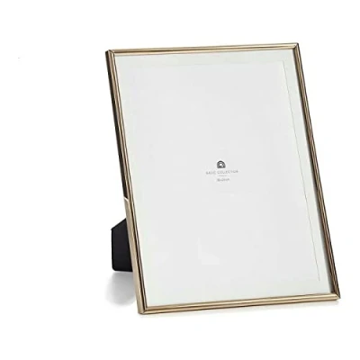 Afbeelding van Giftdecor Fotolijstje voor 20 x 25 cm foto goud metaal frame 23 28 passe partout staand/hangend