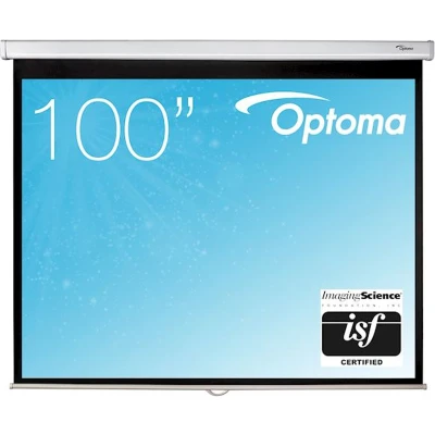 Afbeelding van Optoma Panoview Pull Down Manual DS 3100PMG+ Projectiescherm aan het plafond monteerbaar muur 100 inch (254 cm) 4:3 Matte White