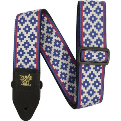 Image de Ernie Ball 5336 Sangle jacquard Blue Crux