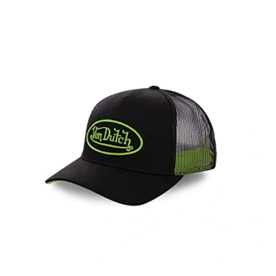 Afbeelding van Von Dutch Neon Trucker Cap Groen, zwart.