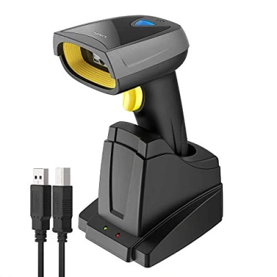 Afbeelding van Inateck Bcst 52 2D Bluetooth barcodescanner, draadloze QR codescanner met intelligent laadstation, imager 2000 mAh batterij, 1 30 dagen opladen, ondersteunde schermweergave