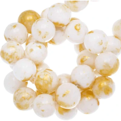 Afbeelding van Mashan Jade Kralen (6 mm) White (62 stuks)