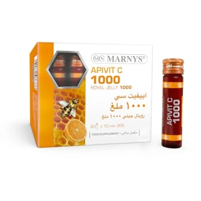 Afbeelding van Marnys Apivit C Koninginnebrij 1000mg 20 Flacons