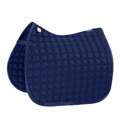Image de Eskadron Tapis de Selle Heritage Cotton Glitter Polyvalent True Bleu