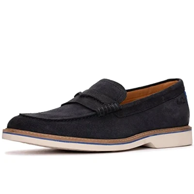 Afbeelding van Clarks Atticus Ltslip Mocassin voor heren, Navy Blauw