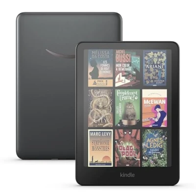 Afbeelding van Amazon Kindle Colorsoft Handtekening (7&quot;, 32 GB, Zwart), eReader, Zwart