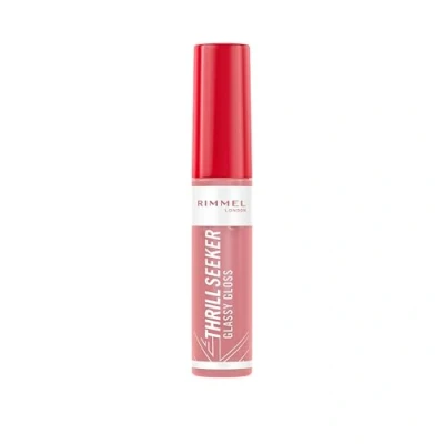 Afbeelding van Rimmel Thrill Seeker Glassy Gloss, Sprinkled Sugar, Hydraterend, Gezond uitziende lippen, schuine applicator, gelijkmatig gebruik, veganistische formule, 10 ml