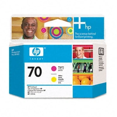 Afbeelding van HP 70 (C9406A) Printkop Magenta + geel