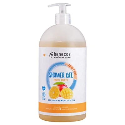 Afbeelding van Benecos Douchegel Fruity Beauty Vegan Gezin 950 Ml