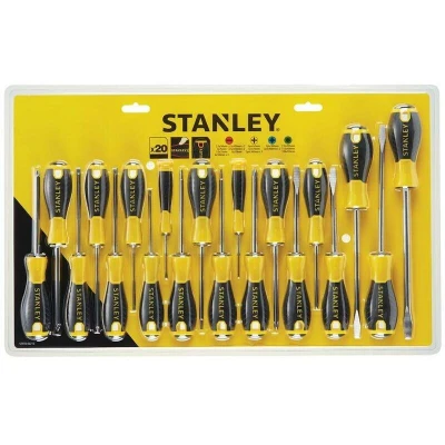Afbeelding van Stanley schroevendraaierset Essential 20 delig