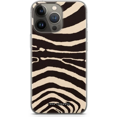 Afbeelding van Case Company® hoesje geschikt voor iPhone 13 Pro Arizona Zebra Soft Cover Telefoonhoesje Bescherming aan alle Kanten en Schermrand