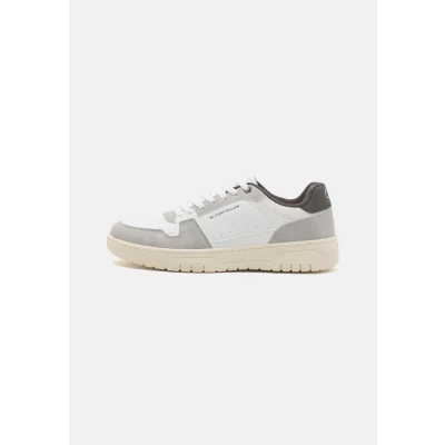 Afbeelding van TOM Tailor Sneakers laag, Heren, Maat: 42, White/light grey Imitatieleer/ textiel