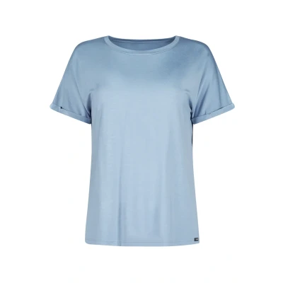 Afbeelding van Skiny Every MIX Match Pyjamashirt, Dames, Maat: 36, Faded denimblue