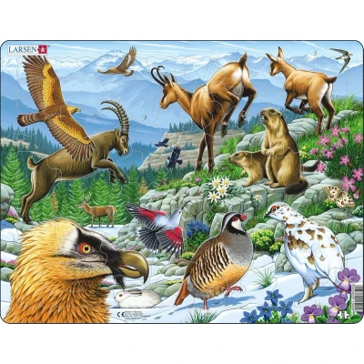 Afbeelding van Larsen Legpuzzel Maxi Alpen Junior Karton 55 Stukjes