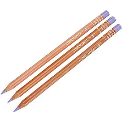 Afbeelding van Caran d&#039;Ache Luminance Colour 6901.630 Ultamarine 630 kleurpotloden, paars, 3 stuks