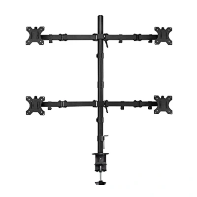 Afbeelding van ACT AC8304 Monitorarm Bureausteun 4 Schermen t/m 32&quot; VESA Kabelmanagement Zwart