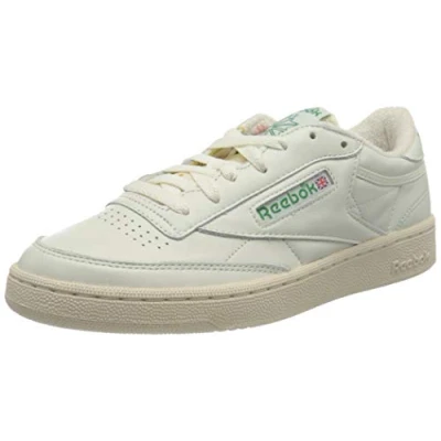 Afbeelding van Reebok Club C 85 Damesschoenen, Top kalk/papierwit/geel groen
