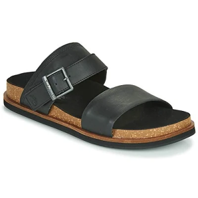 Afbeelding van Timberland Amalfi Vibes 2 BAND Sandalen, Heren, Maat: 41.5, Black 0151 Leer