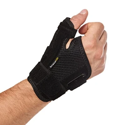 Afbeelding van Duimspalk Brace by BraceUP Rechterhand Linkerhand Vrouwen en Mannen Spica Spalk, CMC Duimbrace met Duimsteun, voor Artritis, Tendonitis, carpale tunnel pijnverlichting duimverstuiking