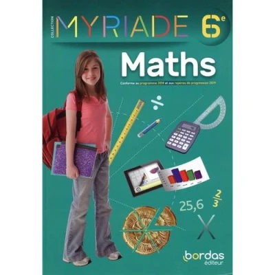 Image de Myriade Maths 6e 2021 Manuel élève