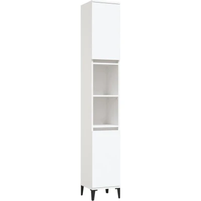 Afbeelding van Badkamerkast 30X30X90 Cm Bewerkt Hout