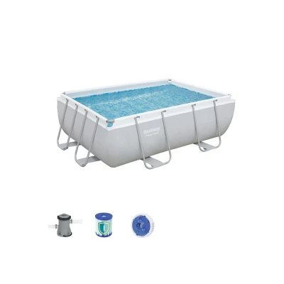 Afbeelding van Bestway Zwembad Power Steel Set Rechthoek 282