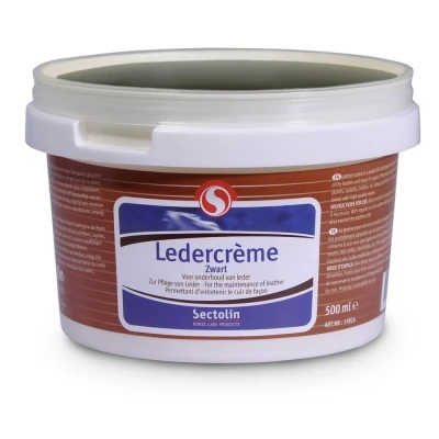 Image de Sectolin Crème pour le Cuir Noir 500ml