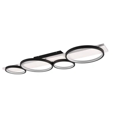 Afbeelding van Plafondlamp Trio Leuchten Medera zwart
