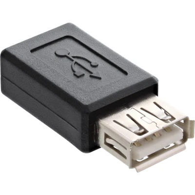 Afbeelding van USB Micro B (v) A adapter USB2.0 / zwart