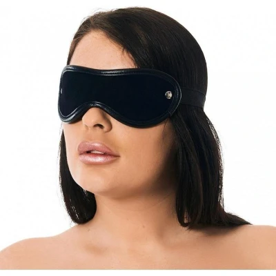 Afbeelding van Rimba Bondage Play Blinddoek leer zwart