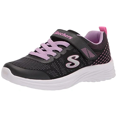 Afbeelding van Skechers Dreamy Dancer Radiant Rogue sneakers voor meisjes, Rand van zwart en lavendelkleurig netstof