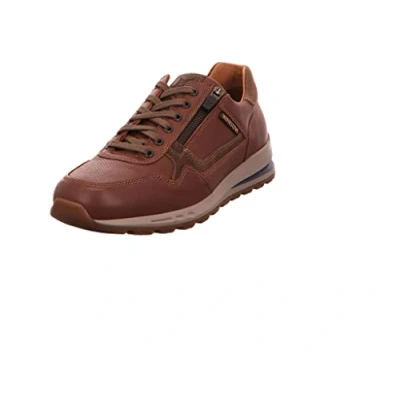 Afbeelding van Mephisto BRADLEY RANDY Heren sneakersHeren veterschoenVrije tijdsschoenen Kleur: Cognac Maat: 39