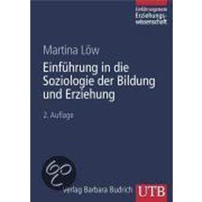 Afbeelding van Einführung In Die Soziologie Der Bildung Und Erziehung