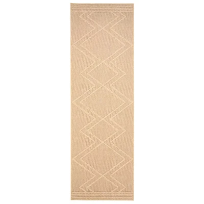 Afbeelding van Boho Balkonkleed Retreat Beige 80x250 Cm