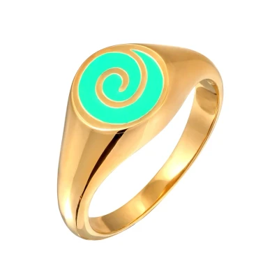 Afbeelding van Elli Siegelspiral Ring, Dames, Maat: 54, Gold