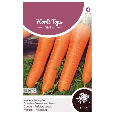 Afbeelding van Pilstar Themaserie Wortelen Winter Flakkeese Groentezaden 400 stuks