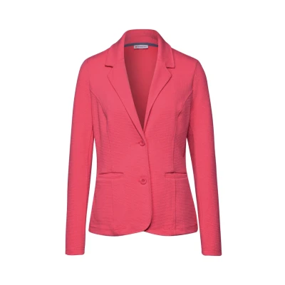 Afbeelding van Street One Struktur Blazer, Dames, Maat: 40, Rosa