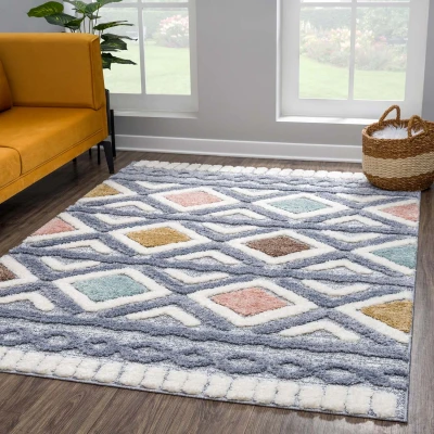 Afbeelding van Vloerkleed Focus Celta Hoogpolig Fluffy Scandinavisch Multikleur 140x200 CM